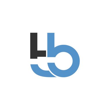 Harf yazı tipi logosu tasarımı. Simge sonsuzluk kavramını yuvarladı. Web afişi, iş sunumu, reklam materyali için vektör illüstrasyonu.