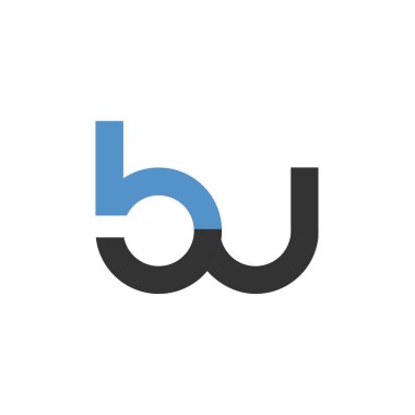 Harf yazı tipi logosu tasarımı. Simge sonsuzluk kavramını yuvarladı. Web afişi, iş sunumu, reklam materyali için vektör illüstrasyonu.