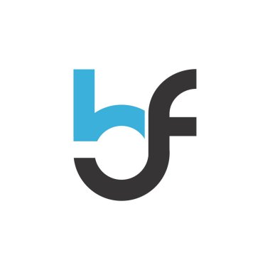 Harf yazı tipi logosu tasarımı. Simge sonsuzluk kavramını yuvarladı. Web afişi, iş sunumu, reklam materyali için vektör illüstrasyonu.