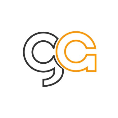 Harf yazı tipi logosu tasarımı. Simge sonsuzluk kavramını yuvarladı. Web afişi, iş sunumu, reklam materyali için vektör illüstrasyonu.