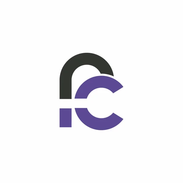 Letter Font Logo Design Icon Rounded Infinity Concept Vector Illustration — Διανυσματικό Αρχείο