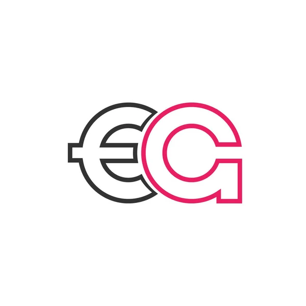 Brief Lettertype Logo Design Ikoon Afgerond Oneindig Concept Vector Illustratie — Stockvector
