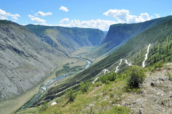 Katu-Yaryk pass ve Chulyshman river Kanyonu