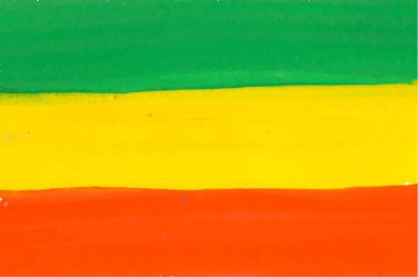 Renkli Rastafarian bayrak vektör arkaplanı