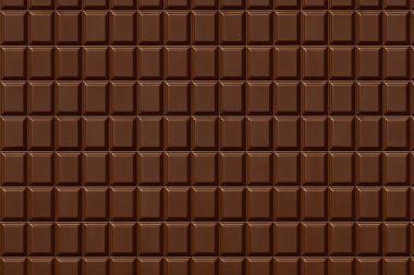 Çikolata deseni üst görünüm arka plan, tam çerçeve, kalıp, gıda arka plan