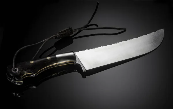 Uzbecki nóż stalowy pichoq Obrazek Stockowy