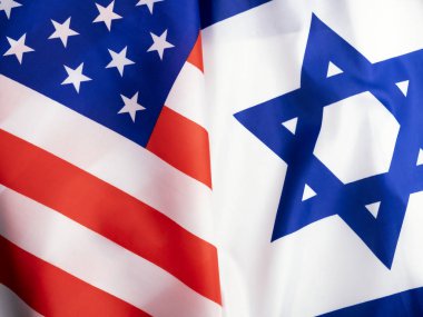 Amerika Birleşik Devletleri ve İsrail bayrakları
