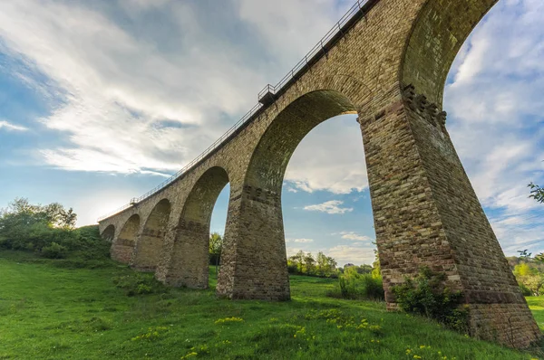 Più Antica Architettura Del Viadotto Ferroviario — Foto Stock