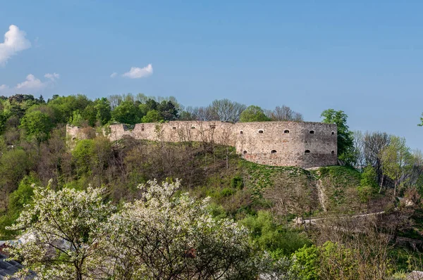 Ancient Castle Rises Hill — Stock Photo, Image