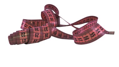 Beyaz arkaplanda renk şeridi ölçüsü