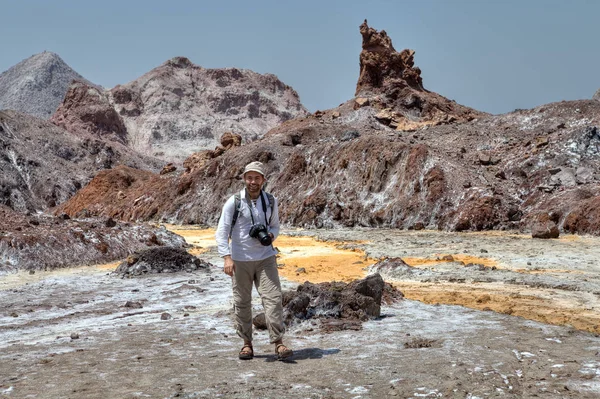 Dayak yolu kapalı Trek Hürmüz Adası, il: Hormozgan, Iran
