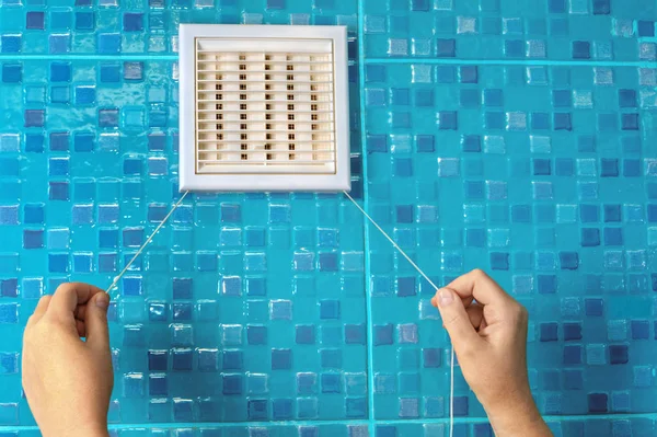 Hava havalandırma kapağı, duvar havalandırma ızgara ile kordon shutte dönmek