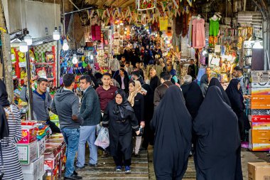 Iran İslam Cumhuriyeti Tehran kapalı çarşı.