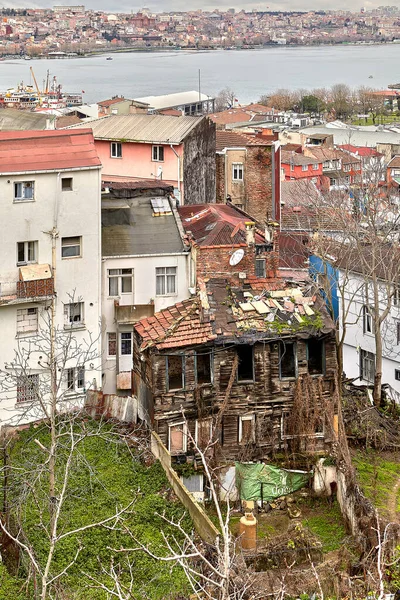 Istanbul Turchia Febbraio 2020 Veduta Della Baia Del Corno Oro — Foto Stock