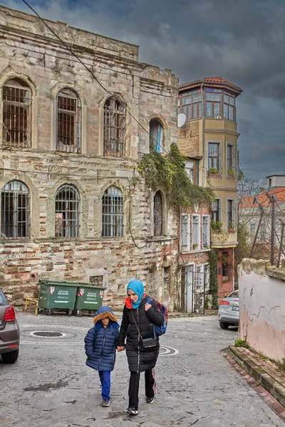 Istanbul Turecko Února 2020 Balat Tradiční Židovská Čtvrť Okrese Fatih — Stock fotografie