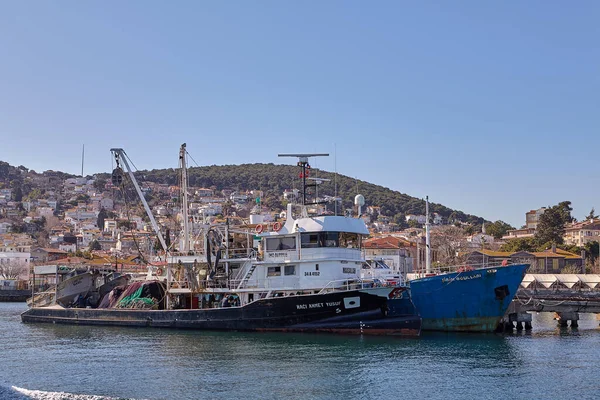 Stanbul Türkiye Şubat 2020 Marmara Denizi Nde Prenslerin Adaları Veya — Stok fotoğraf