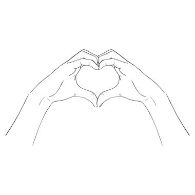 El çizimi, el çizimi vektör çizimi resim çizimi