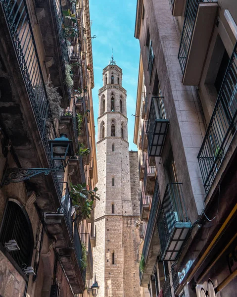 Bairro Gótico Catedral Barcelona — Fotografia de Stock