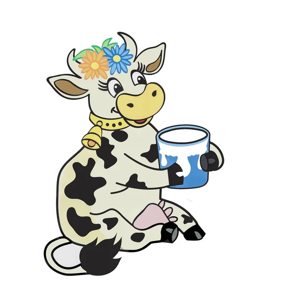 Cow drawing — Stock Photo, Image