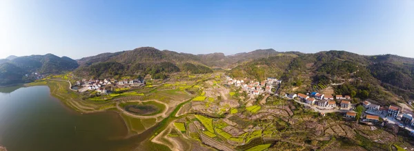 湖北代肇山森林公园春季航拍风景 — 图库照片