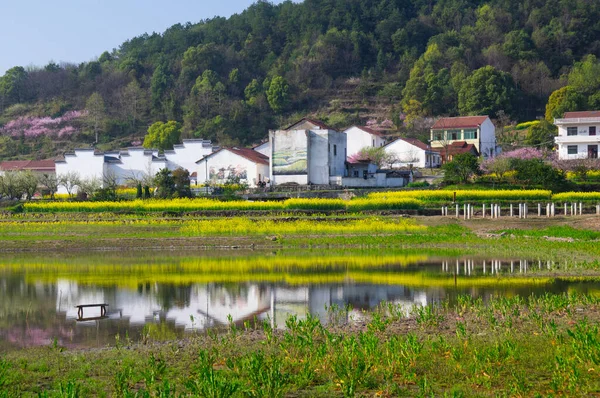 Lente Landschap Van Hubei Daye Zhaoshan Forest Park — Stockfoto