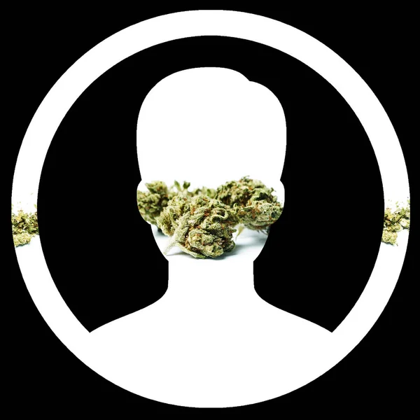 Consumidor de marijuana e cannabis — Fotografia de Stock
