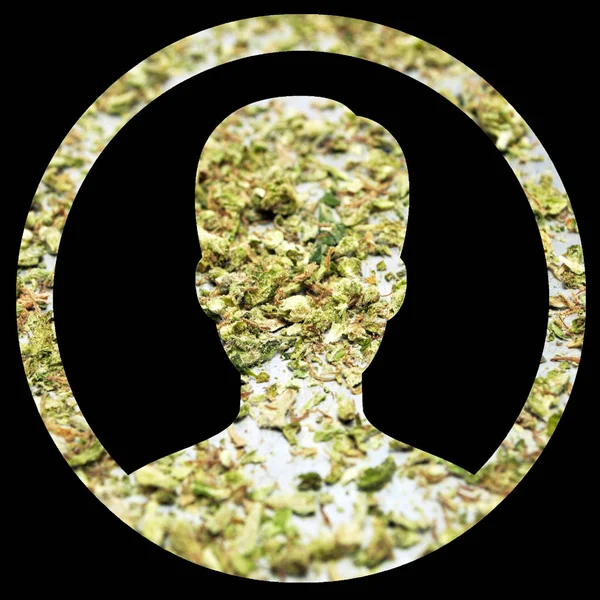 Marijuana och cannabis användare — Stockfoto
