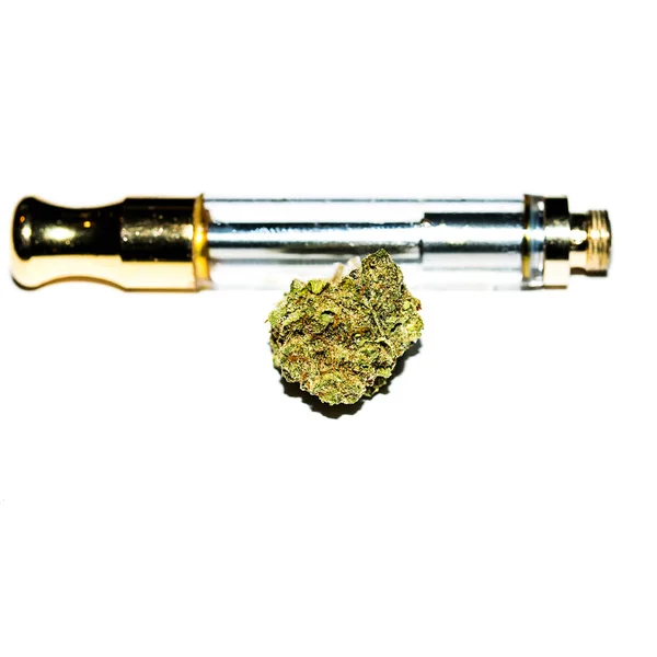 Aceite Cannabis Marihuana Para Vapear Thc Vape —  Fotos de Stock