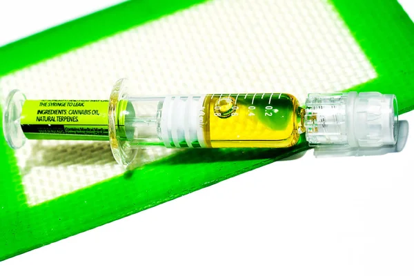 Marihuana Cannabis Olie Vape Pen Vaping — Stockfoto