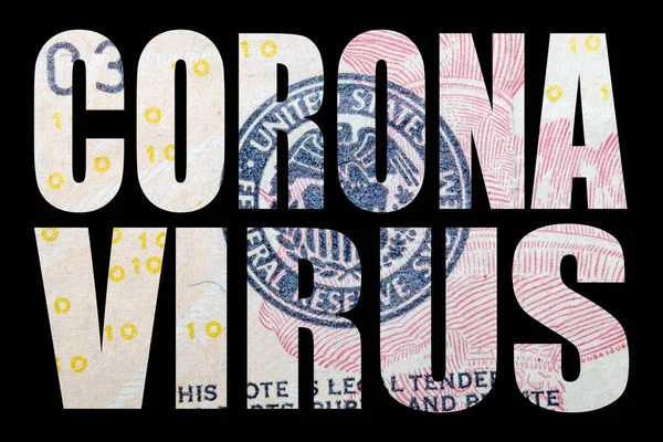 Coronavirus Covid Geld Börse Und Wirtschaft — Stockfoto