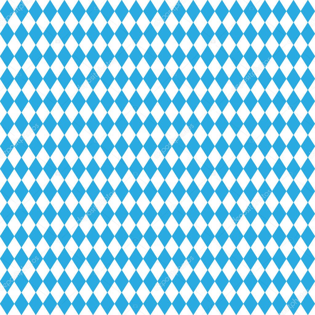 Vector light blue geometric diamonds seamless pattern
