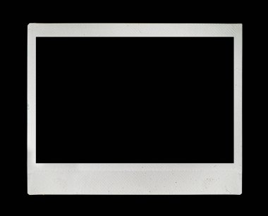 Geniş çaplı izole fotoğraf çerçevesi kartı. Gerçekçi Vintage Grunge Kirli Doku. 