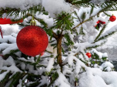Mücevherlerle Noel kar ağacı