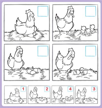 Anaokulu ve anaokulu çocukları için egzersiz, resimli egzersiz - rakamlar