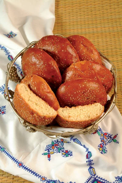 Traditional Moroccan Pancake Qrachel Qrashel — Stock Photo, Image