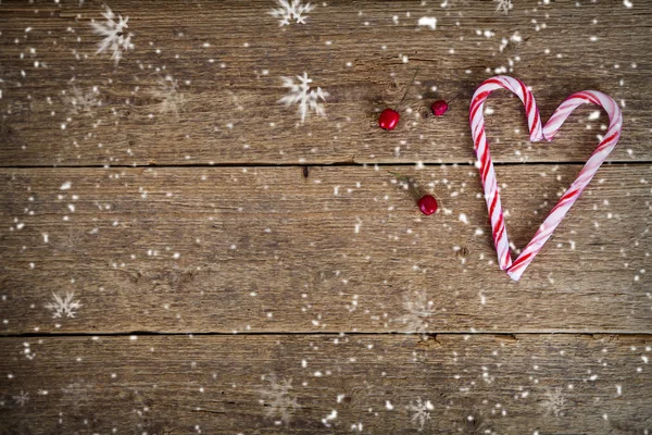 Fondo de Navidad con bastones de dulces —  Fotos de Stock