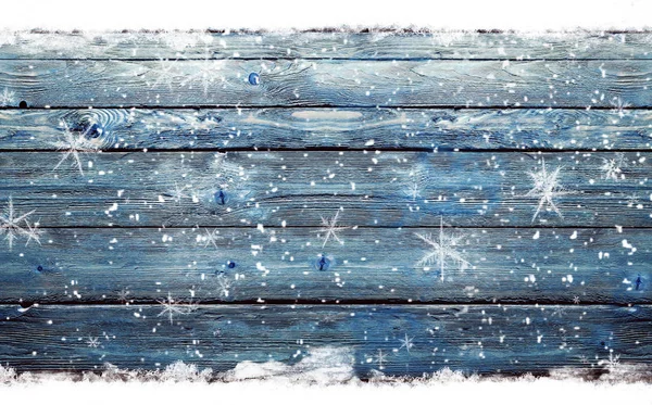 Winter background with snowflakes — Stock Photo, Image