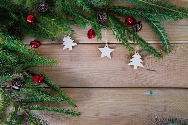 Christmas background with fir-tree — Stock Photo, Image