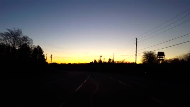 Fast Motion Driving Time Lapse Night Change Day Day Changes — Vídeos de Stock