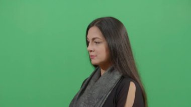 Bir Kadının Komik Yüz İfadesi