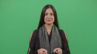 Woman Making Circles With His Hands