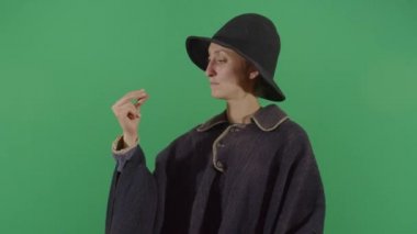 Kadın Sihirbaz Görünmez Çakmak Işığı