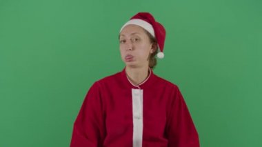 Bir kadın Noel Baba 'dan Dil Osurması