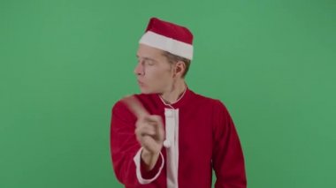 Yetişkin Noel Baba Hayır Parmaklı
