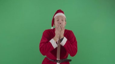 Yetişkin Noel Baba Öpücükler Yolluyor