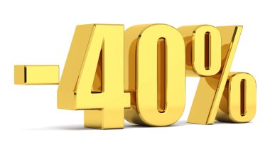 Kapalı yüzde 40 indirim. 
