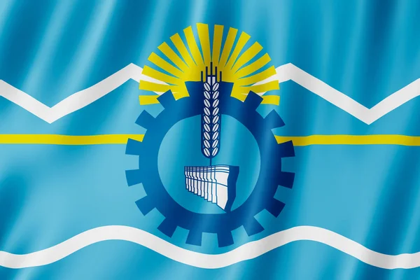 Bandeira da província de Chubut, Argentina — Fotografia de Stock