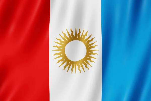 Cordoba tartomány, Argentína zászlaja — Stock Fotó