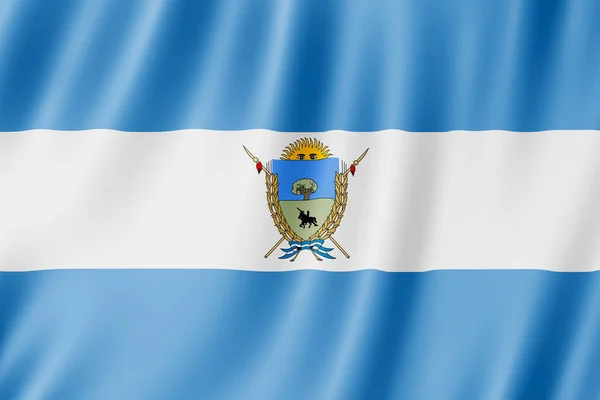 Vlajka La Pampa provincie, Argentina — Stock fotografie
