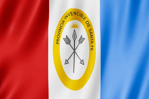 Vlajka provincie Santa Fé, Argentina — Stock fotografie